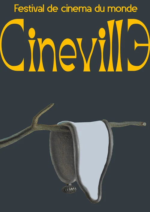 An abandoned draft poster built around a wishbone-and-cloth motif